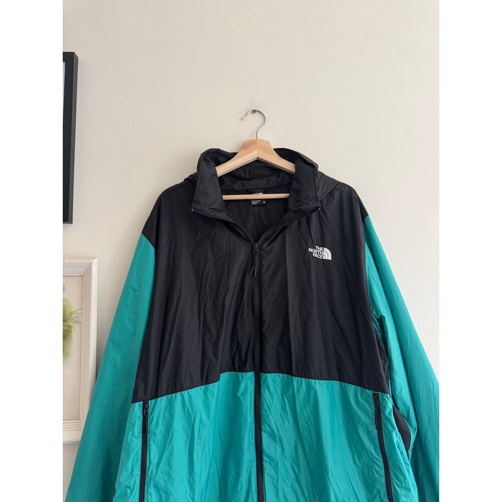 THE NORTH FACE Alamosa Wind Jacket in Black/Porcelain Green Size XXL - Picture 3 of 9